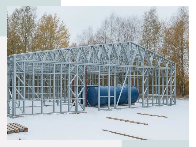 Металлические ангары в Лыткарине